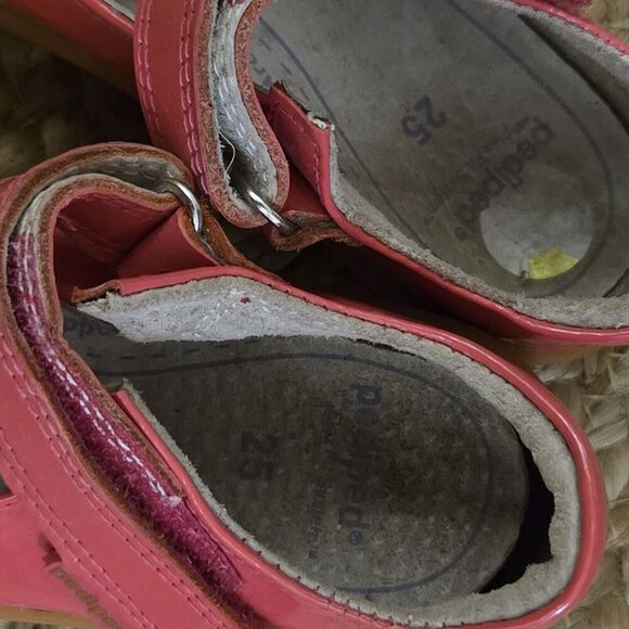 GIRLS PEDIPED FLEX MARYJANE BARBARA PATENT PINK CASUAL COMFORT SHOE 25EU/8-8.5US - Picture 3 of 5